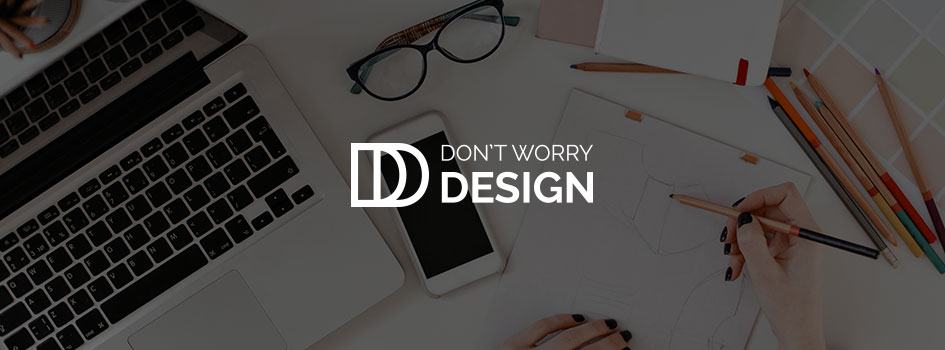 ↑ The Official Logo of Don’t Worry Design[Source: Design I Coop]