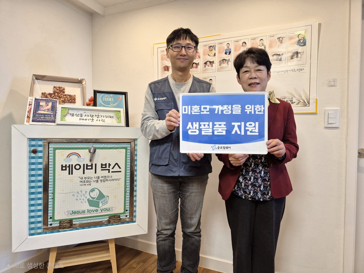 글로벌쉐어, 베이비박스에 800만원 상당 생필품 기부로 미혼모 가정 지원 < 사회 < 뉴스/보도자료 < 프레스릴리즈 < 기사본문 -  제보왕 02-701-0584